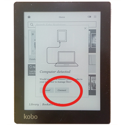 How to view your ebook on a Kobo