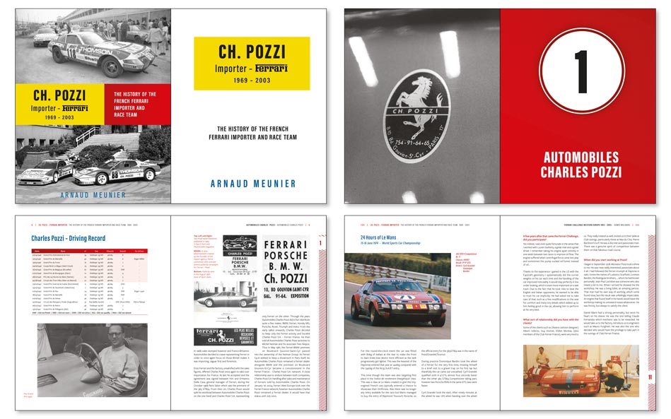 History of the ferrari racing team and french importes example.