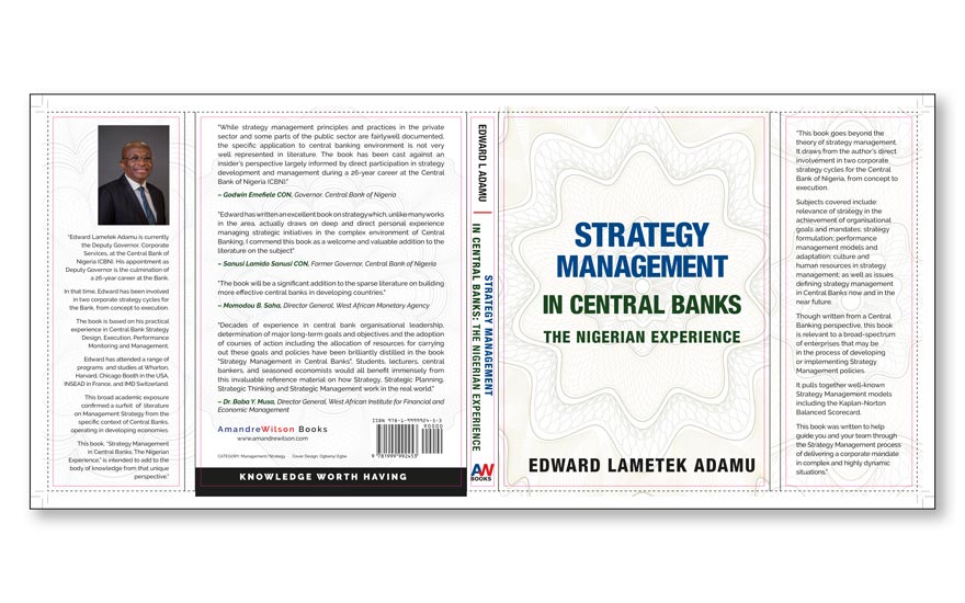 CPi bank management full dustjacket template with flaps example.