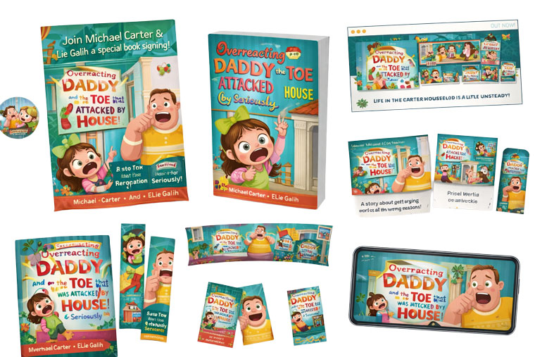 Promo book graphics for authors